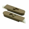 Prime-Line Window Tilt Latch, Metal, For Windsor Windows, Brown, Left & Right Hand Latches 1 Pair F 2937